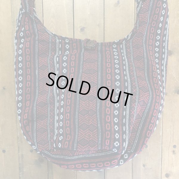 画像3: 《タイ雑貨》サドゥーバック  Aゲリコットン柄　赤