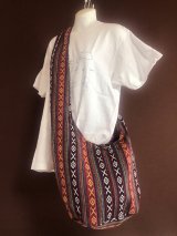 画像: 《タイ雑貨》サドゥーバック  Bゲリコットン柄　ピンク