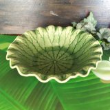 画像: 蓮の葉 ボール皿21cm