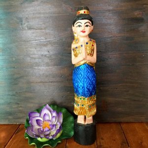 画像: サワディー人形   39cm B青