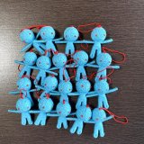 画像: ブードゥー人形　水色（赤目）（健康運）