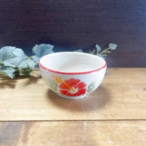 画像: にわとり柄  ハイビスカス8.5cm 