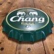 画像4: 【changビール（緑）】【ブリキ看板24cm】【ボトルキャップ型】アンティーク　レトロ
