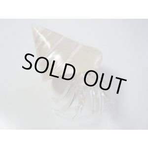 画像: ガラス細工　 三角貝ヤドカリ特大