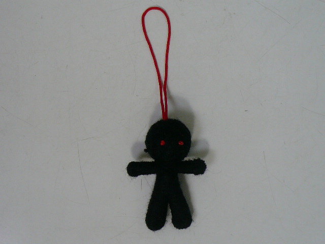 画像: ブードゥー人形　黒（水曜日午後・くじ運）