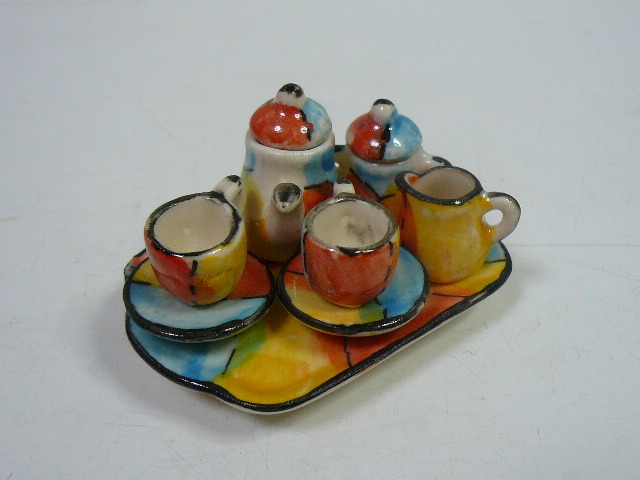 画像2: 陶器ティーセット　３色