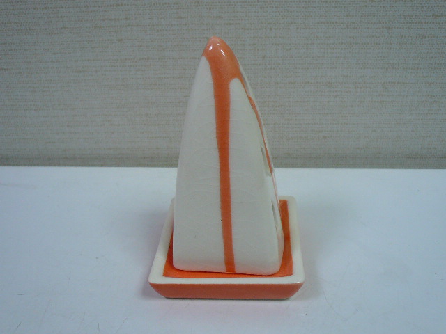 画像4: 三角型香炉オレンジ