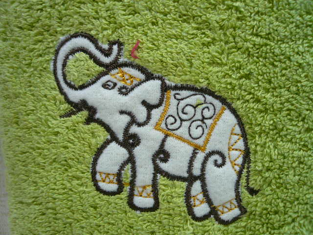 画像4: 象さんのタオル  緑 