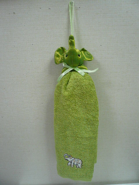 画像3: 象さんのタオル  緑 