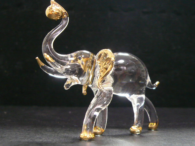 画像2: タイ製ガラス細工 小玉立象