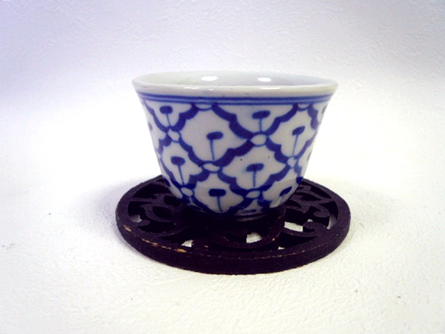 画像2:  青白陶器  湯飲み（大） 