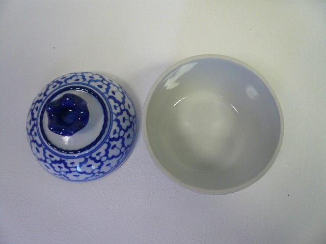 画像3: 青白陶器  スープカップ11cm 