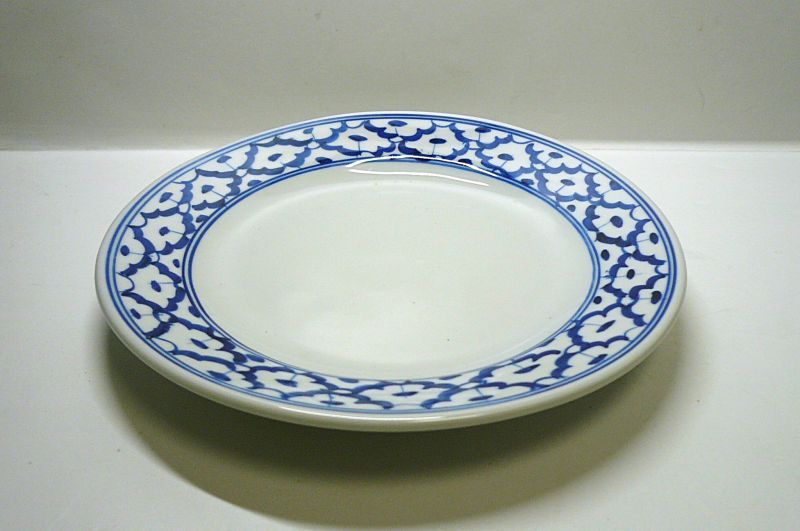 画像4: 青白陶器平皿21cm