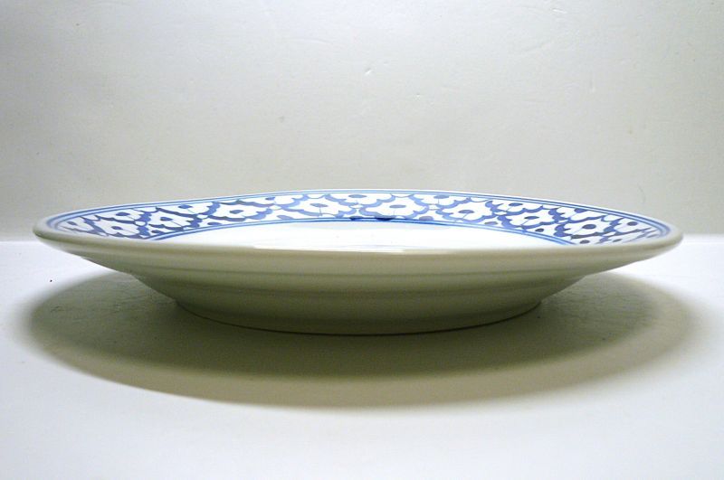 画像2: 青白陶器平皿21cm