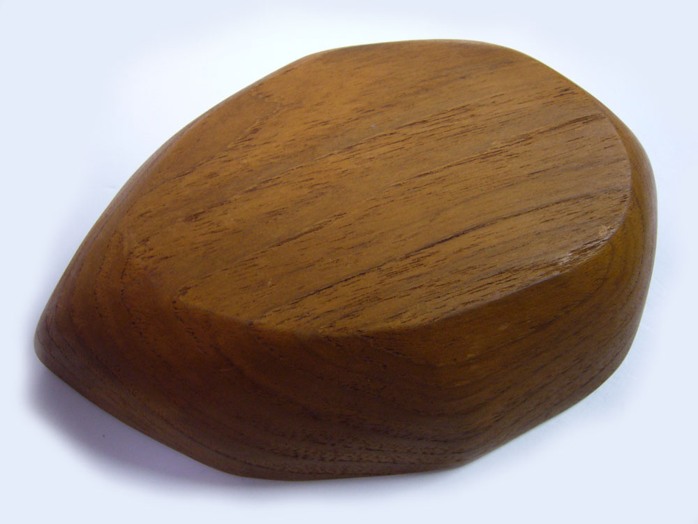 画像: 天然チーク素材 木ノ葉型 小鉢 