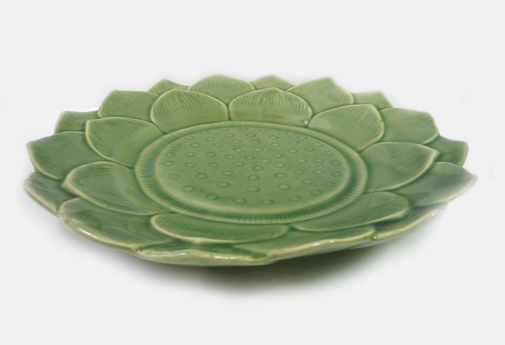 画像1: 蓮の花平皿　27cm