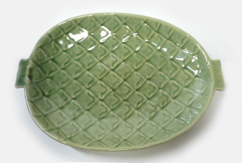 画像2: パイナップル平皿 直径26cm