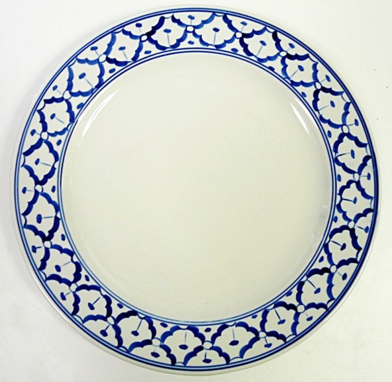 画像3:  青白陶器  平皿 　 26cm 