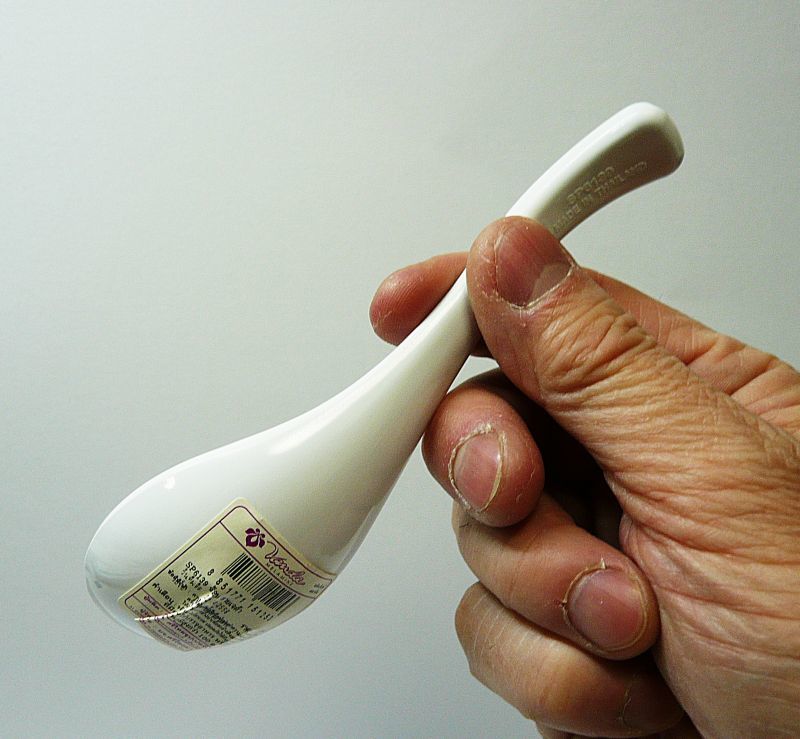 画像: メラミン食器 JADA レンゲ13.5cm 