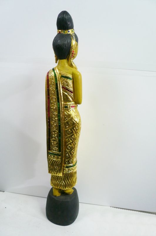 画像: サワディー人形  金色系75cm 