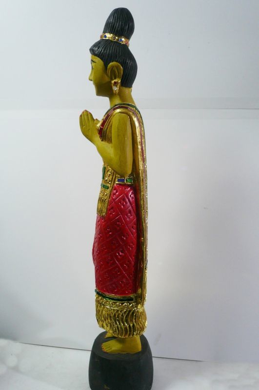 サワディー人形 赤色系75cm - タイ雑貨のチャイディー