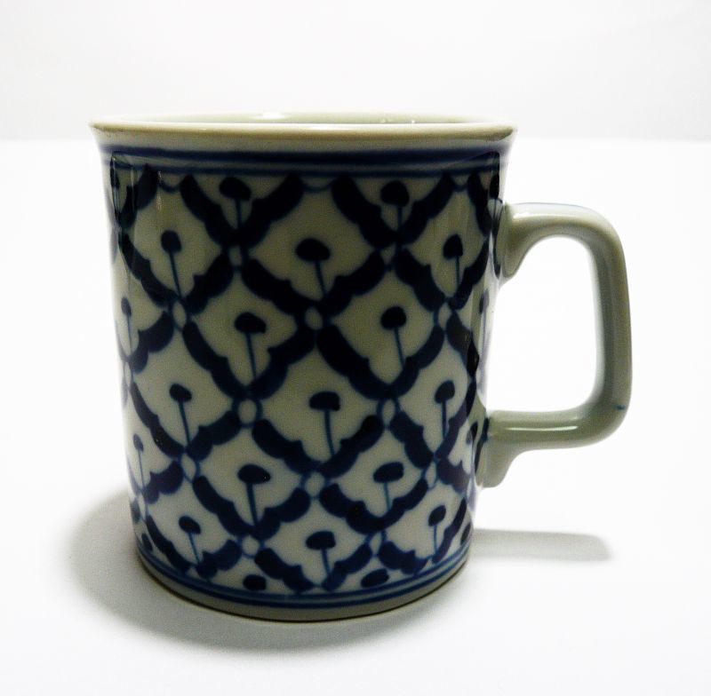 画像2: 青白陶器  マグカップ 