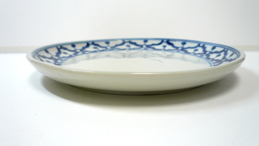 画像3:  青白陶器 平皿 　 16cm 