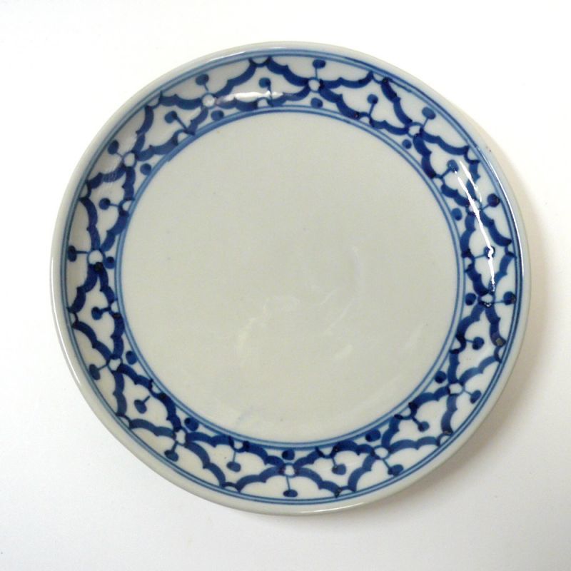 画像2: 青白陶器平皿16cm 