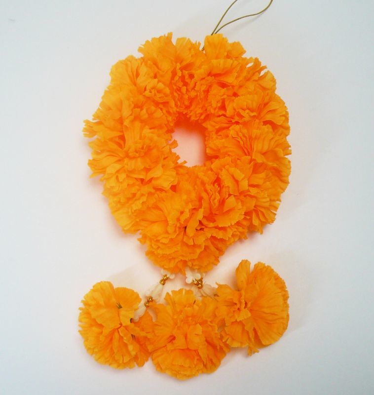 画像2: マーライ輪（直径20cm）ボリュームオレンジ