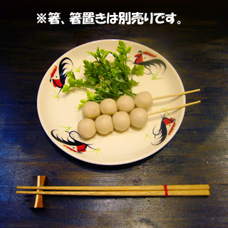 画像: にわとり柄  平皿丸　22cm  