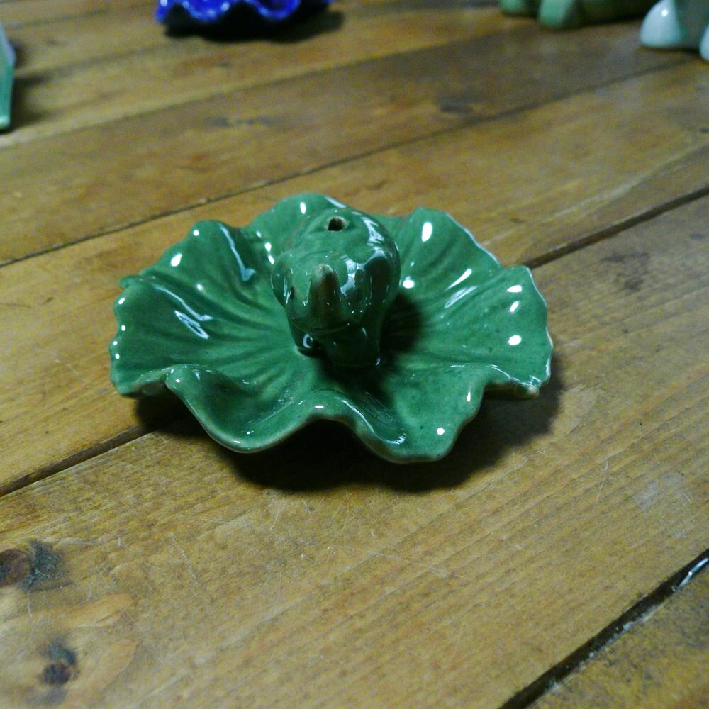画像4:  タイ雑貨　香炉花象（緑）