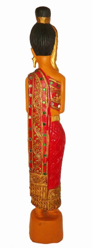 画像: 《タイ雑貨》サワディー人形  赤色系51cm 
