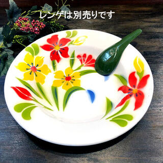画像: ホーロー　平皿　　23cm  A