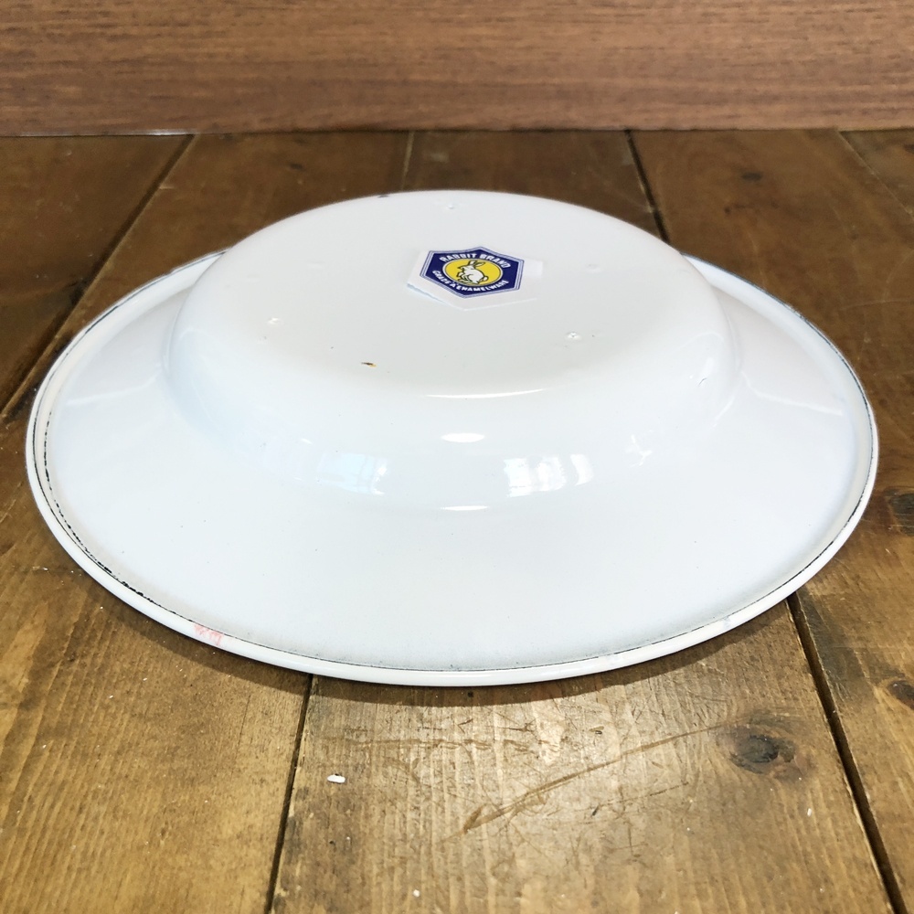 画像: ホーロー　平皿　　20cm  A