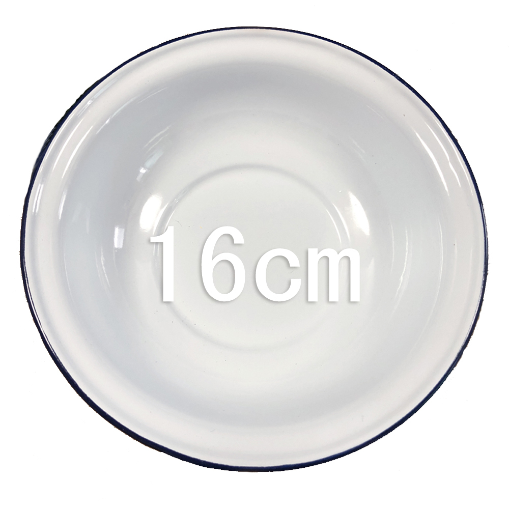 画像: ホーロー　ボウル　白16cm