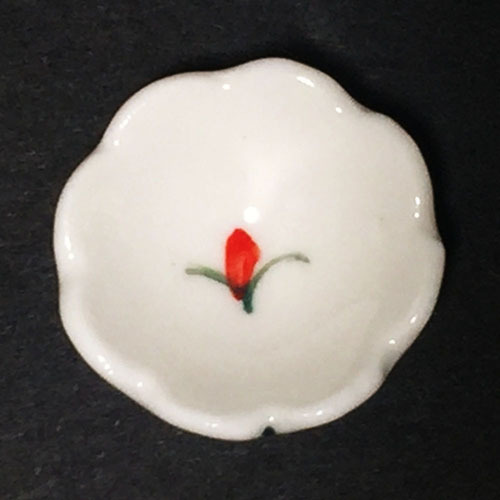 画像2: タイ食器　にわとり柄花型ボール（39）