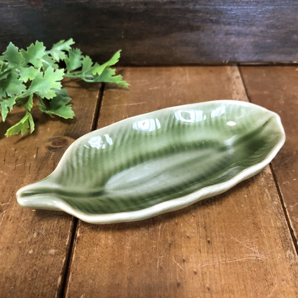 画像2: バナナリーフ柄　長さ 12cm