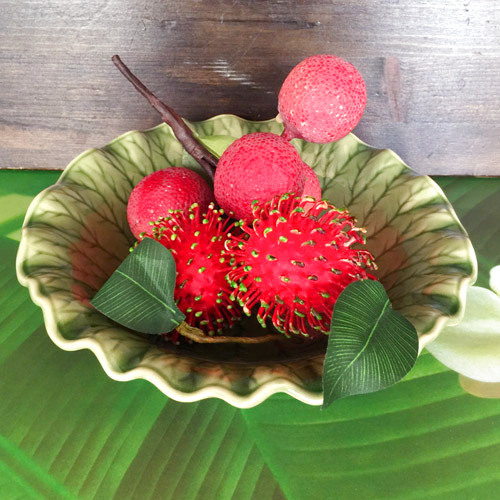 画像: 蓮の葉 ボール皿21cm