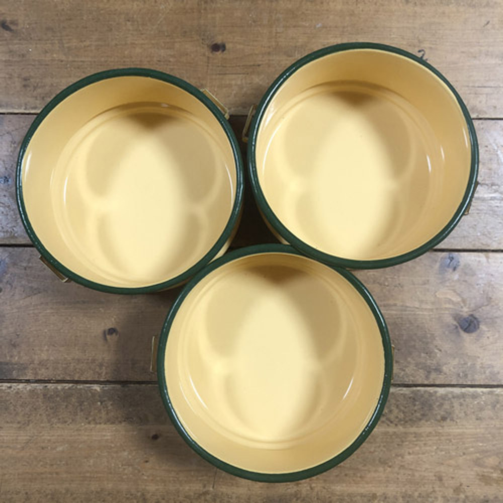 画像3: タイ製　ホーロー　黄色3段　弁当箱