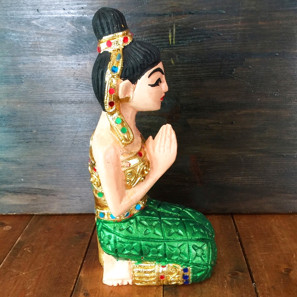 画像3:  座り姿26cm緑　B