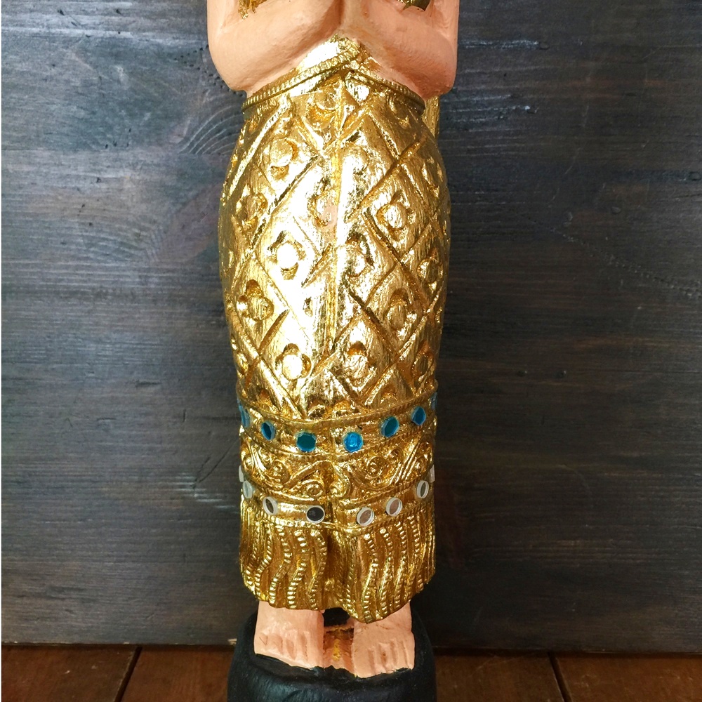 サワディー人形 38.5cm 金C - タイ雑貨のチャイディー