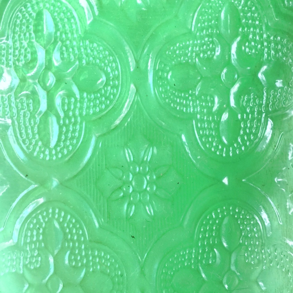 画像4: 飾りガラスのトレー（緑）