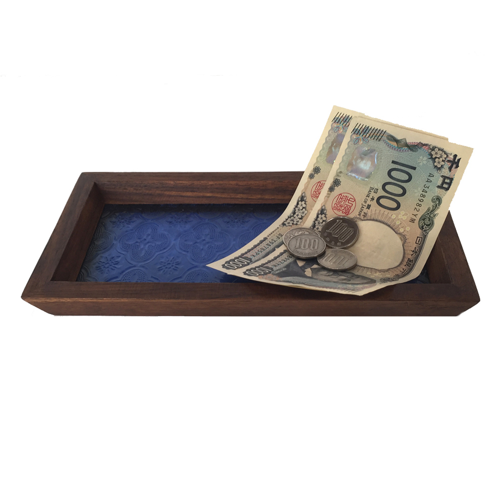 画像5: 飾りガラスのトレー（青）