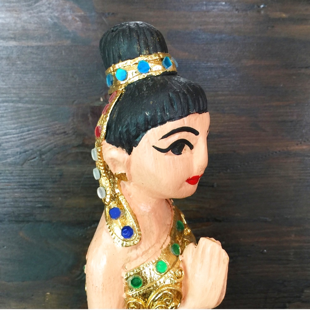 サワディー人形 38.5cm 金C - タイ雑貨のチャイディー