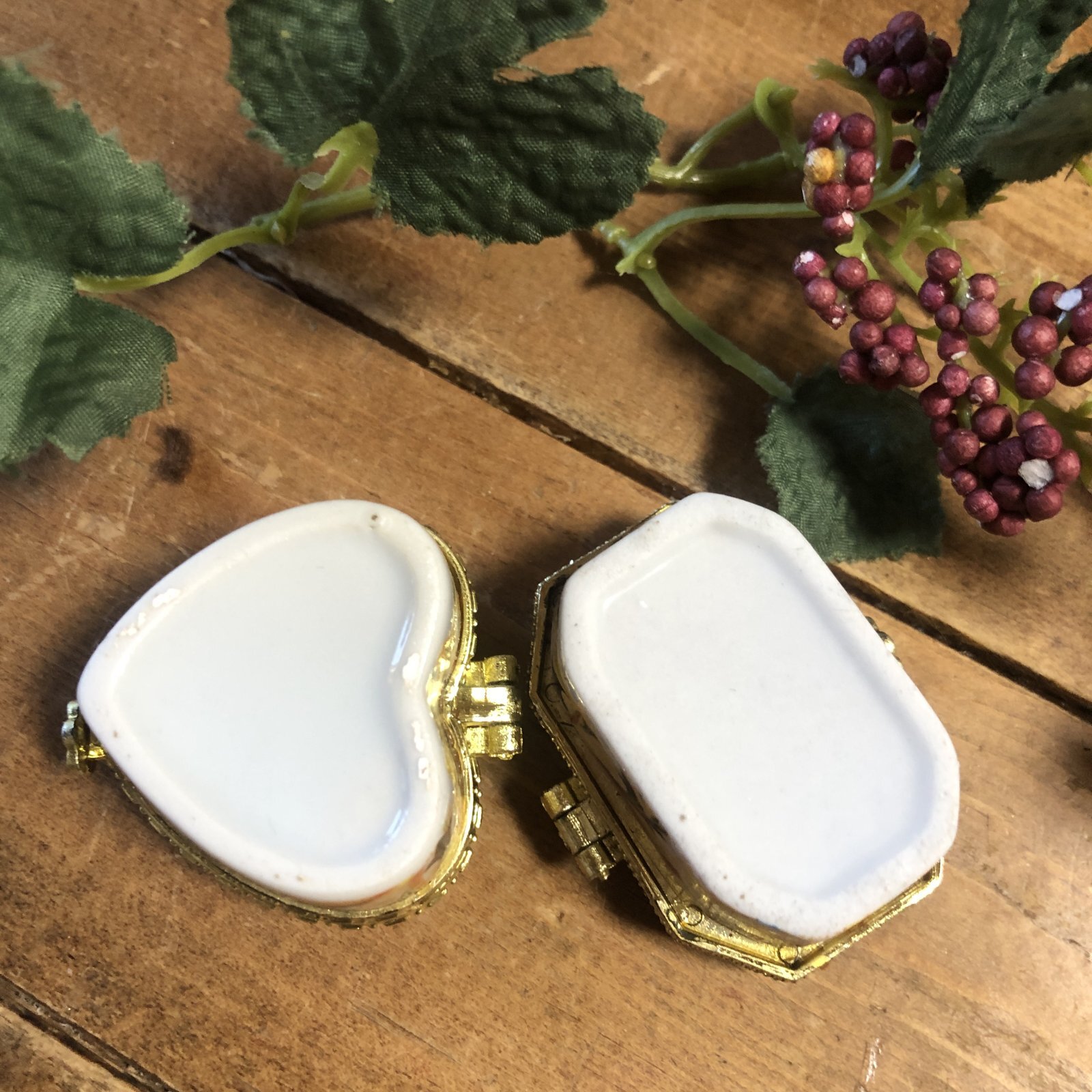 画像4: ギフト用品　陶器ケース蓋付き（B級×２個）