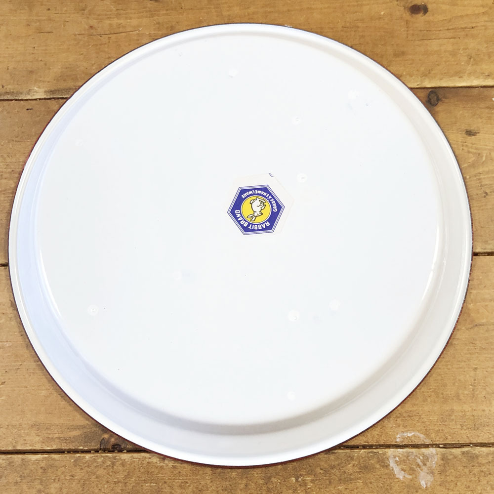 画像2: 【OUTRET】（エッジ部分にキズ）ホーロー23cm：Aタイプ