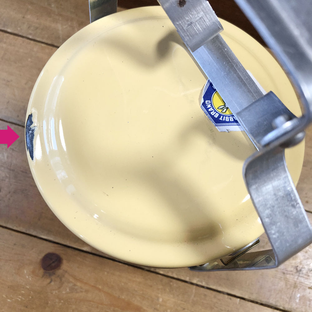 画像: 【OUTRET】（蓋部分にキズ）ホーロー3段　お弁当箱