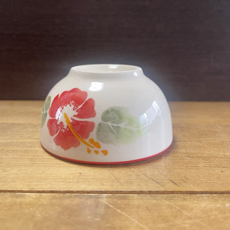 画像: にわとり柄  ハイビスカス8.5cm 