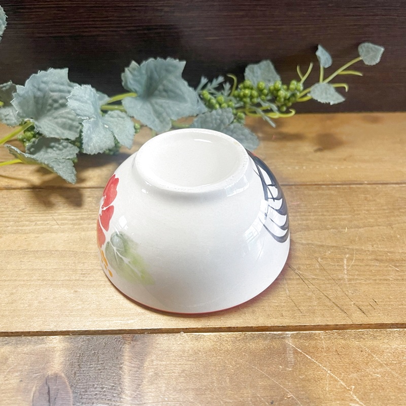 画像: にわとり柄  ハイビスカス8.5cm 