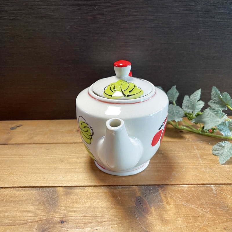 画像6: にわとり柄 ポット B（ピンク花）